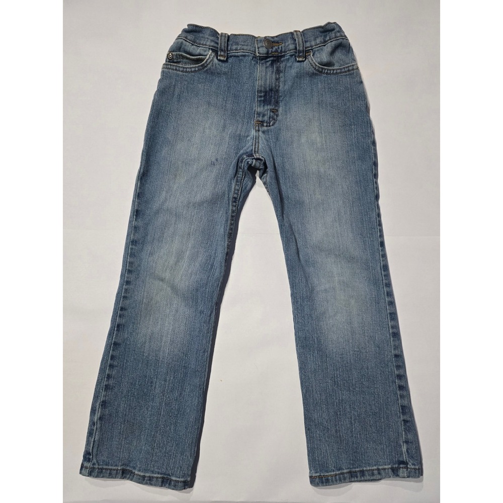 Wrangler Boys Regular Fit Straight Leg Jeans Medium Wash Size 7 Regular